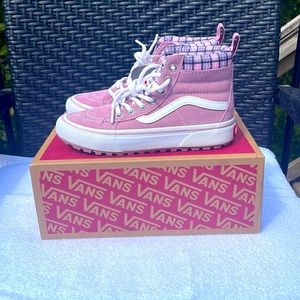 Vans Plaid Lilas shoes size Youth 1